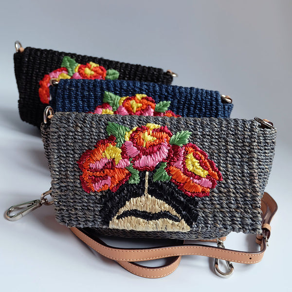 SILKAREA Women's Embroidered Mini Crossbody Bag